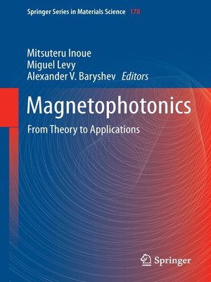 cover image of Magnetophotonics